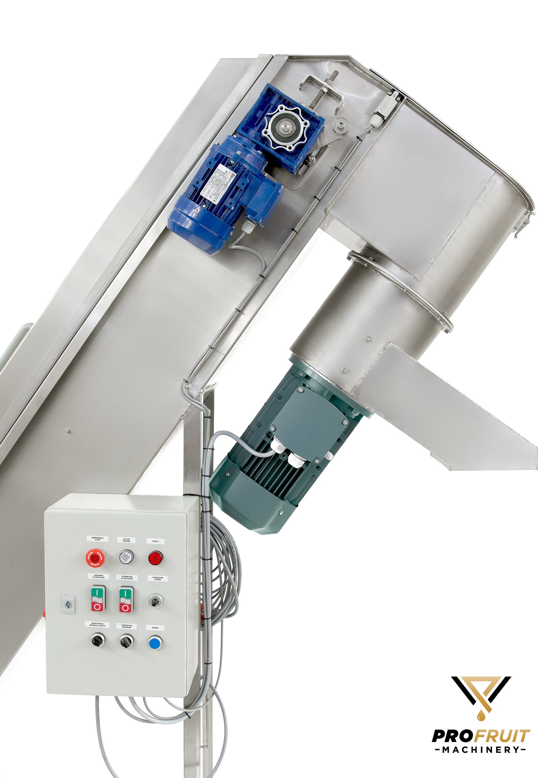 The crushing head of fruit washer elevator mill MAXIMILL 3000 kg/h | ProFruit Machinery