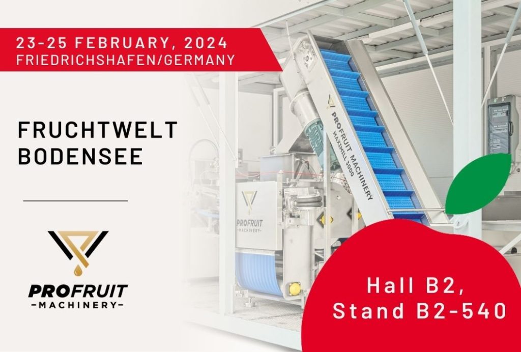 Meet Us at Fruchtwelt to Explore Latest Machinery Updates | ProFruit Machinery