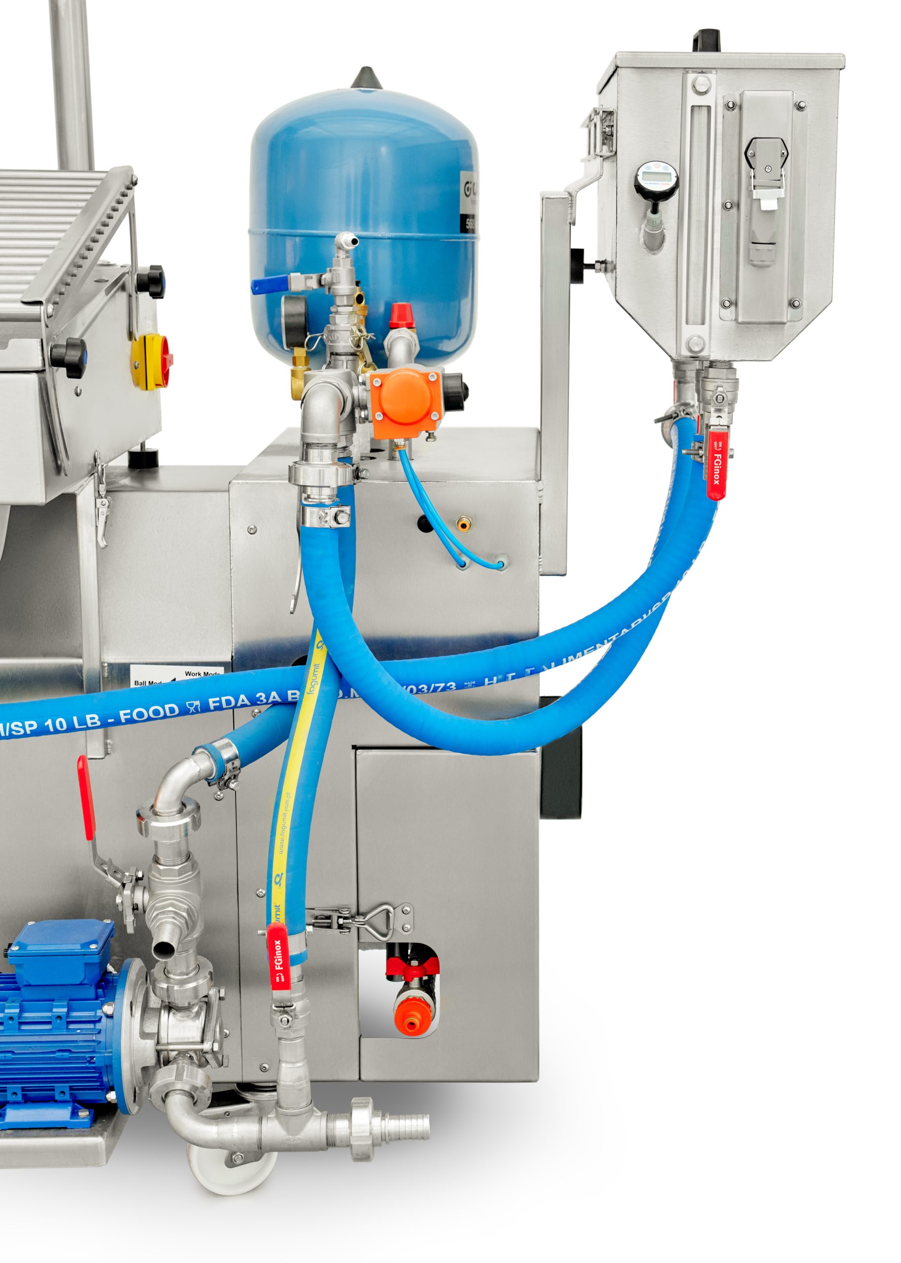 Diesel/Gas Pasteurizer HEAT 1000 combined with MINIFLOW filler and buffer tank zoom | ProFruit Machinery