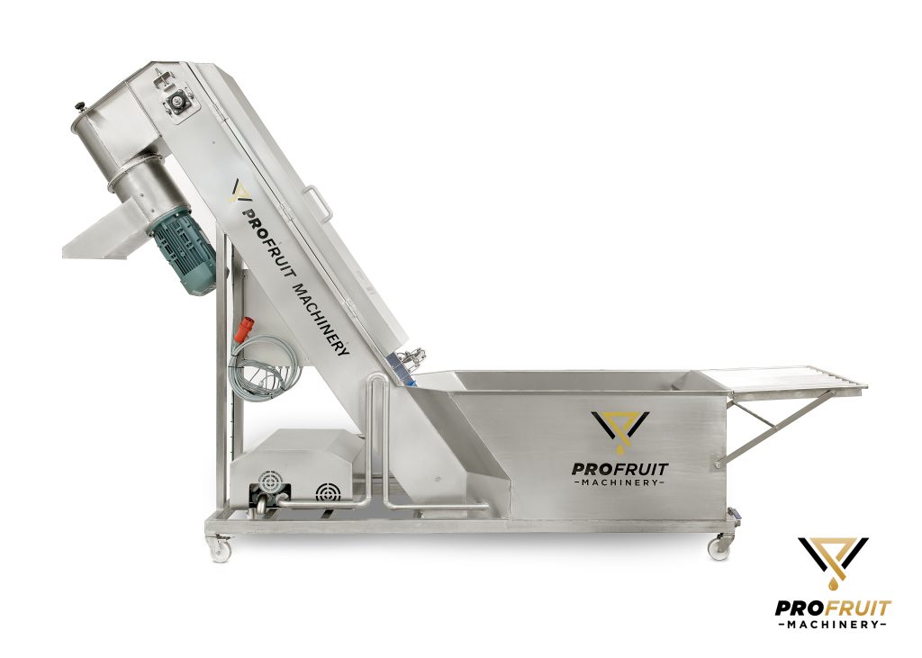 Fruit bubble washer elevator mill AQUAMILL 3000 kg/h | ProFruit Machinery