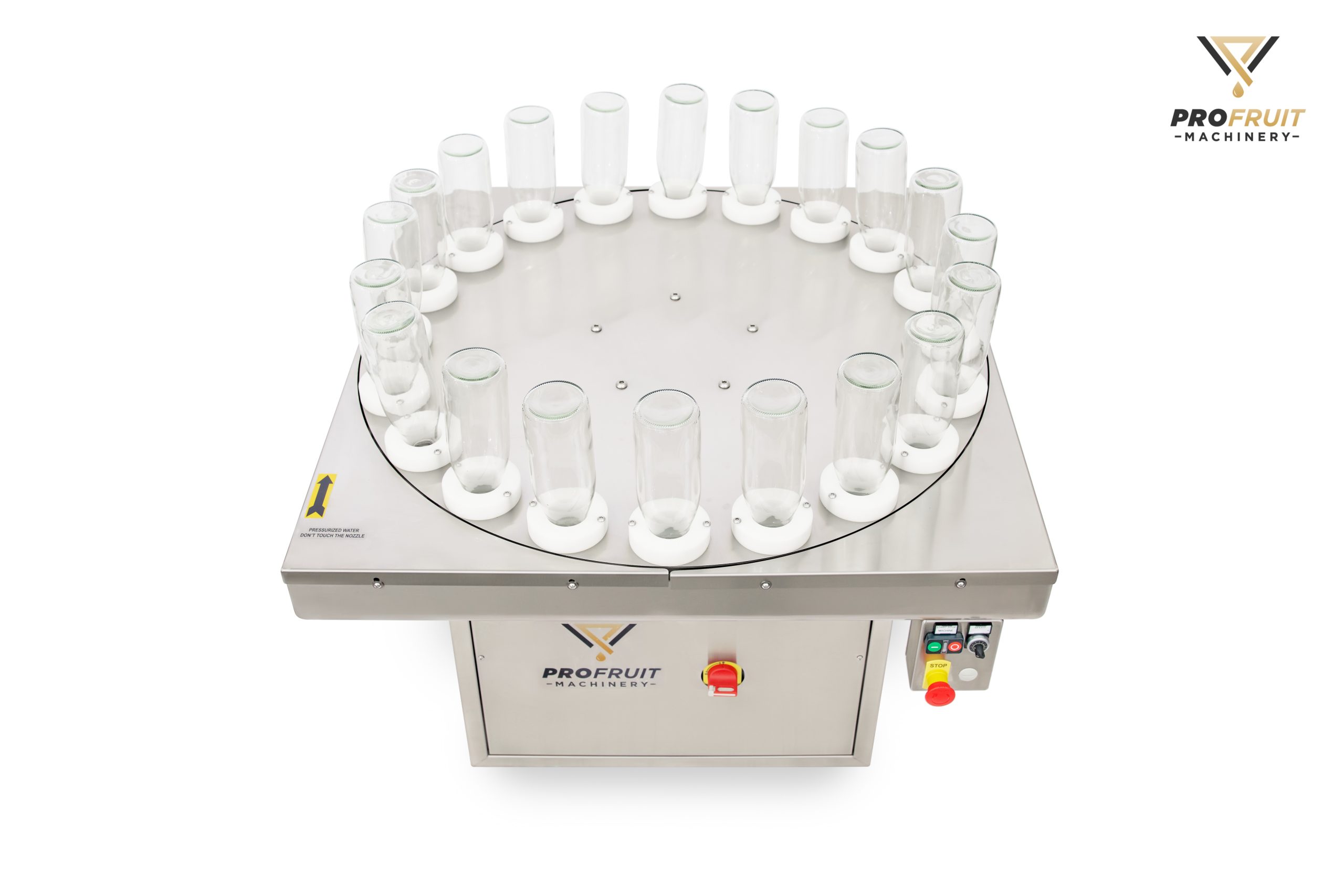 Semi-automatic bottle rinser | ProFruit Machinery