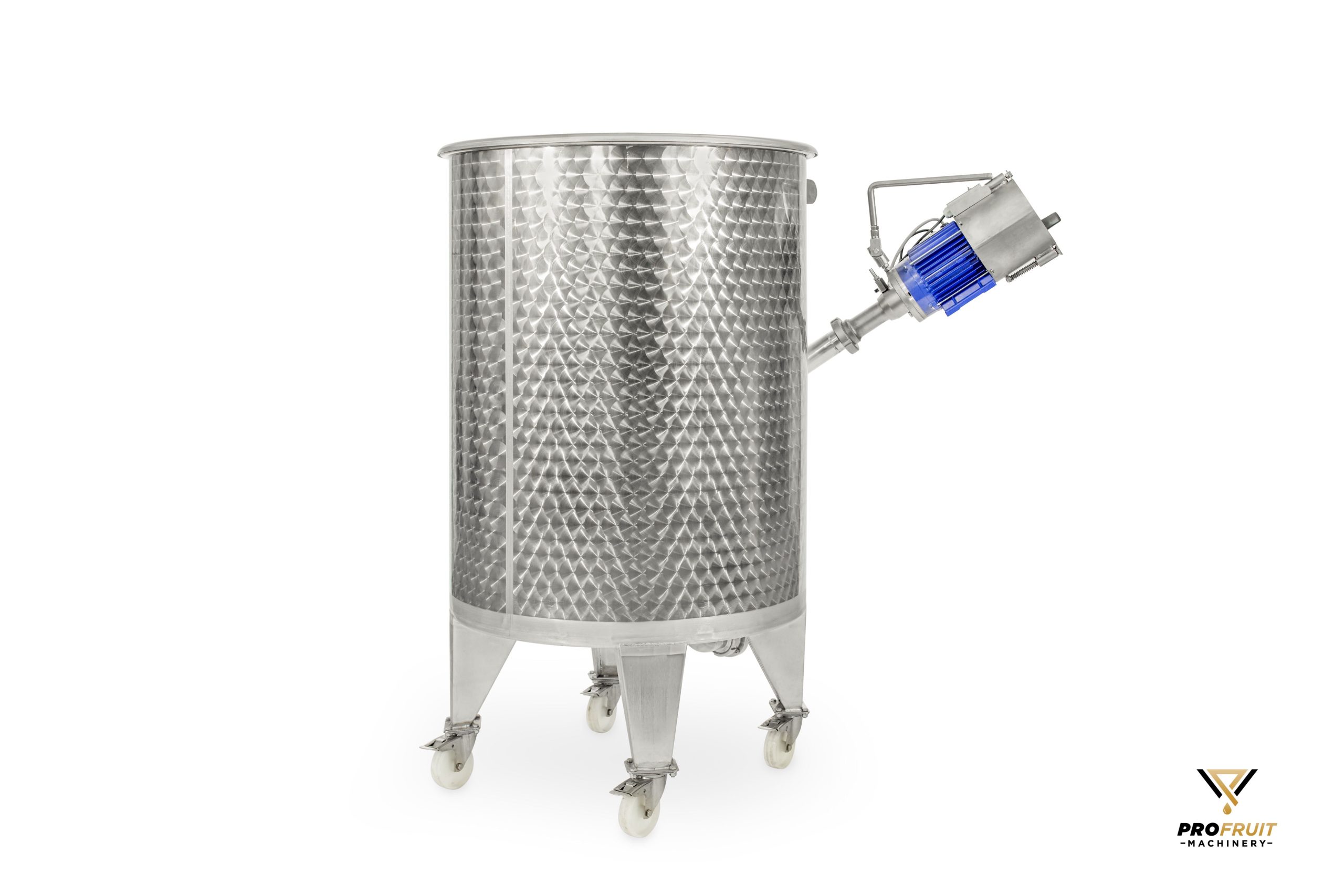 Stainless steel tank with a mixer | ProFruit Machinery