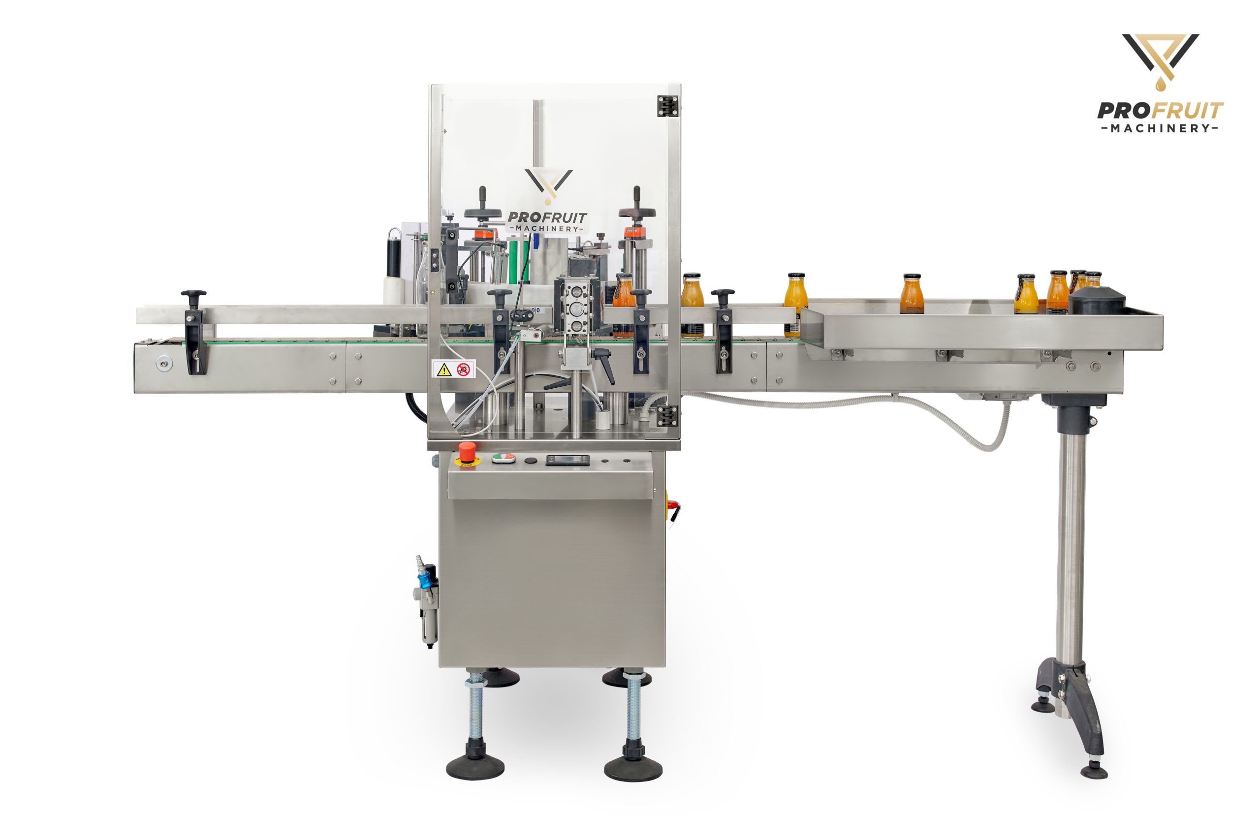 Bottle labeling machine for self-adhesive labels | ProFruit Machinery