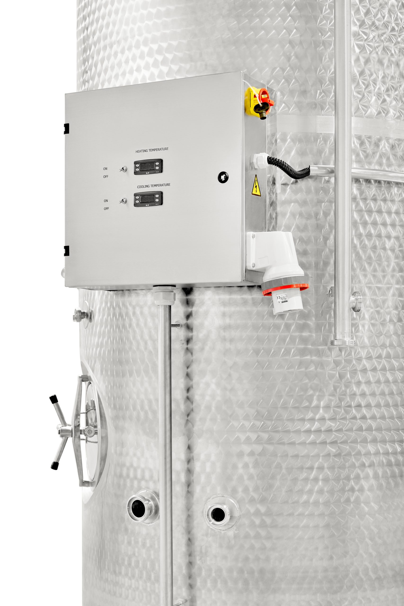 Industrial Closed Stainless Steel Tanks for Fermentation Storage