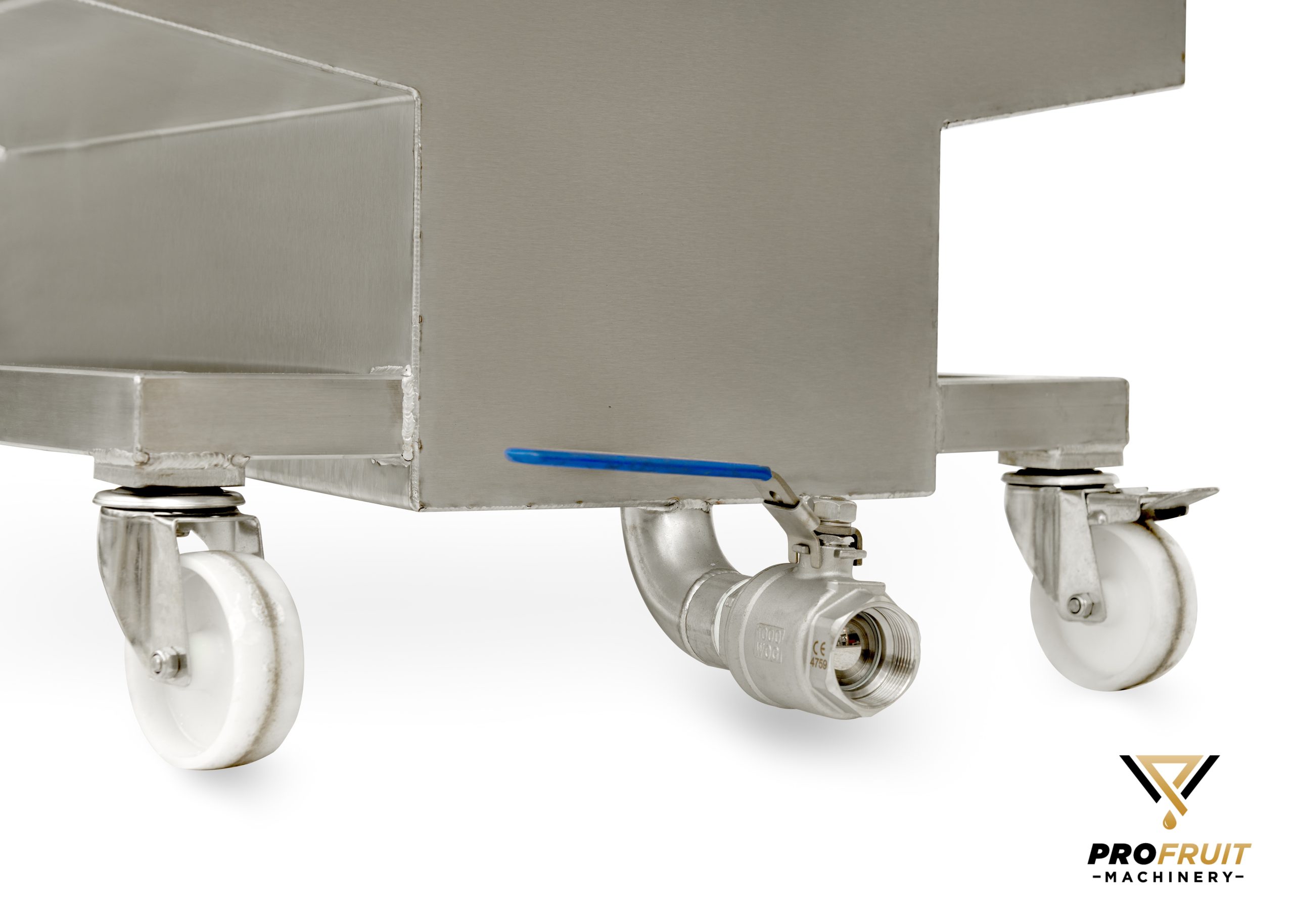 The drain of fruit washer elevator mill MAXIMILL 3000 kg/h | ProFruit Machinery