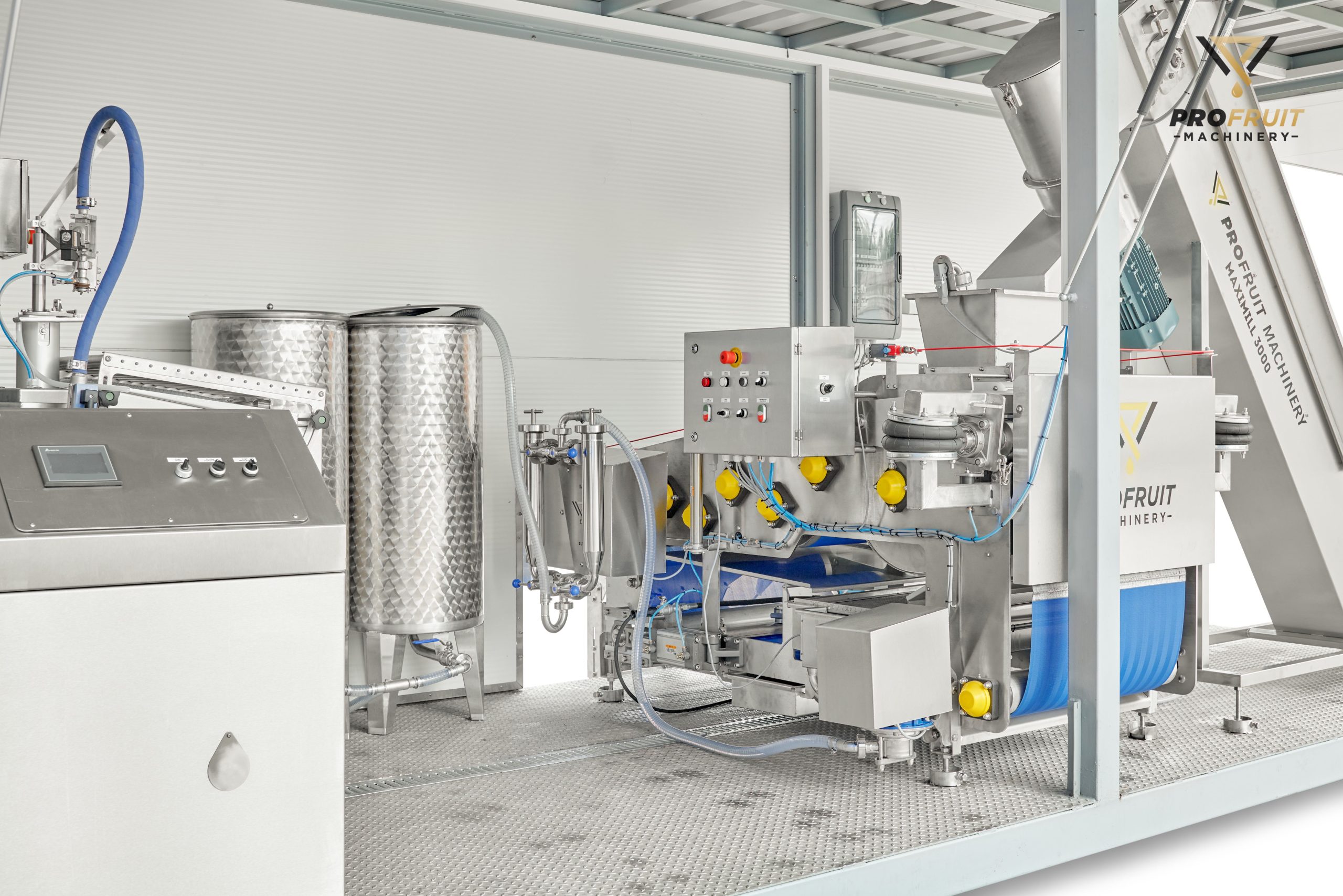 The layout of mobile juice line | ProFruit Machinery