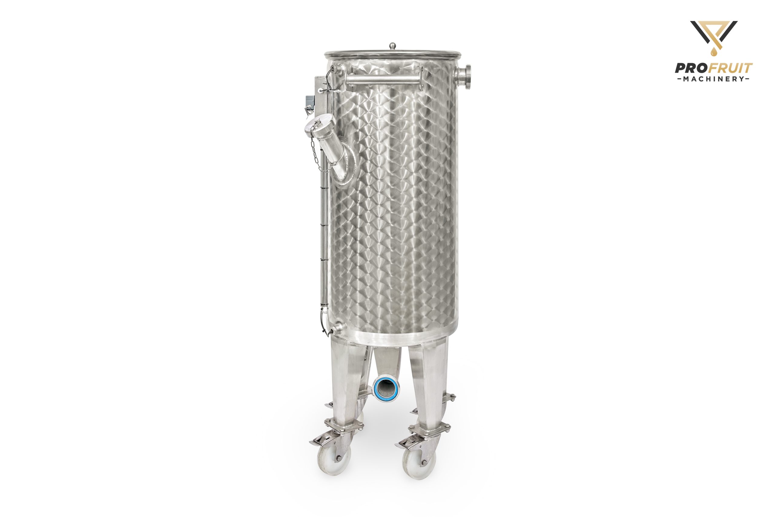 100 L stainless steel tank with sensors ad mixer | ProFruit Machinery