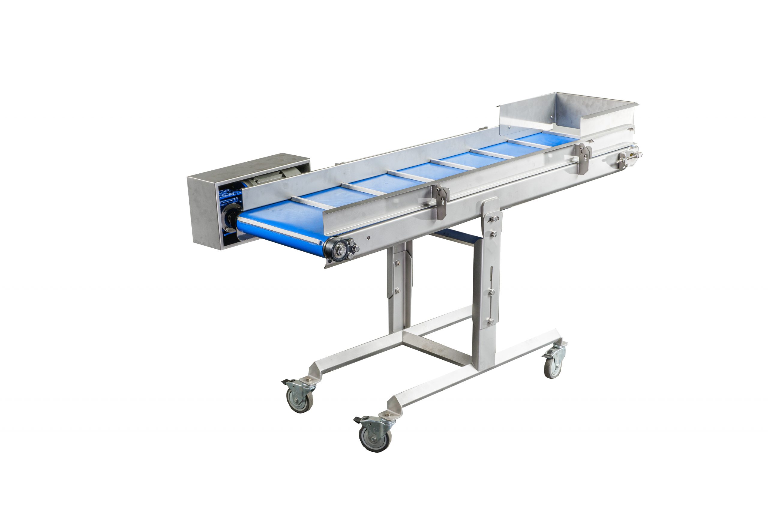 Sorfting conveyor with transporter two lengths | ProFruit Machinery