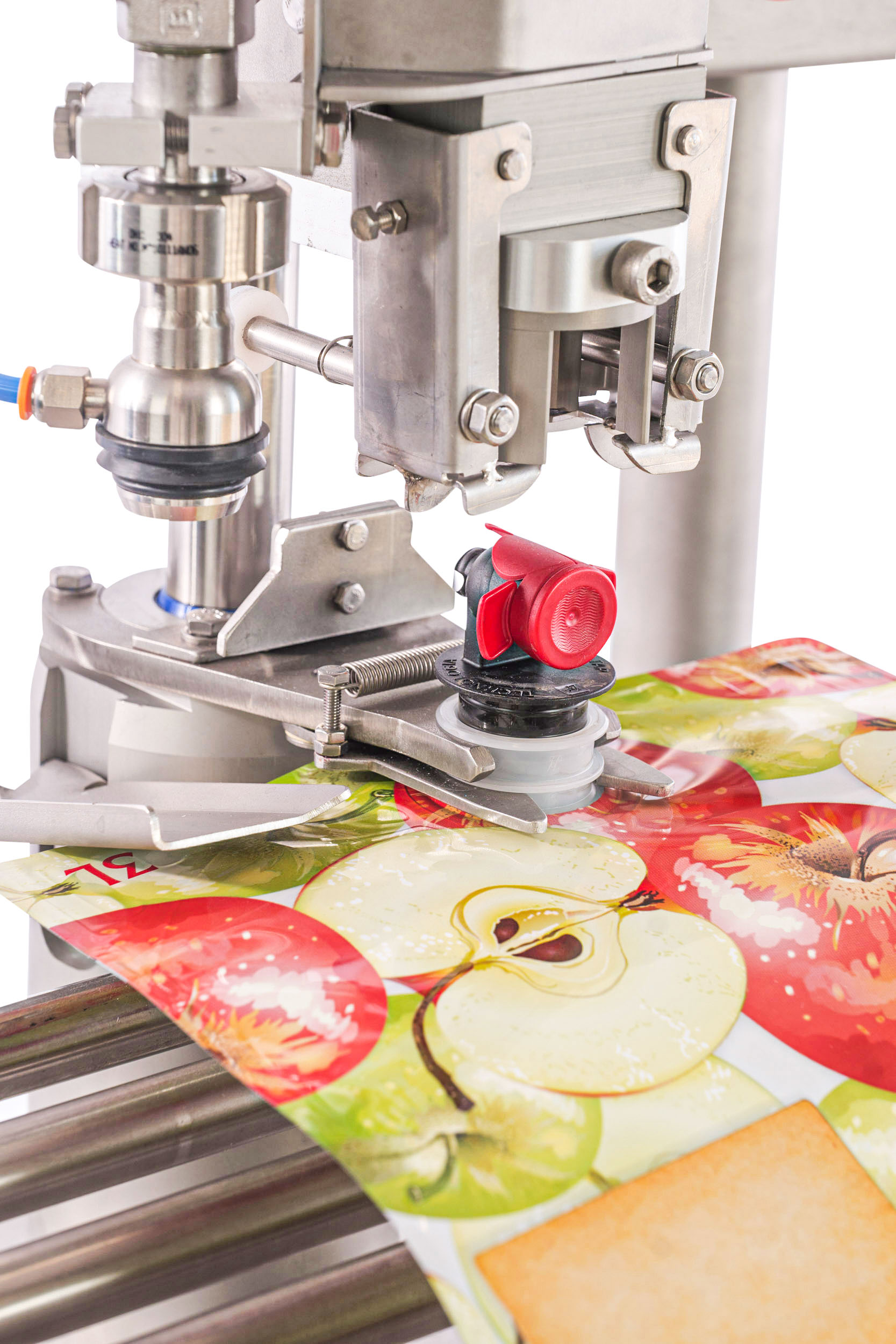 Semi automatic Bag in Box filler from close | ProFruit Machinery