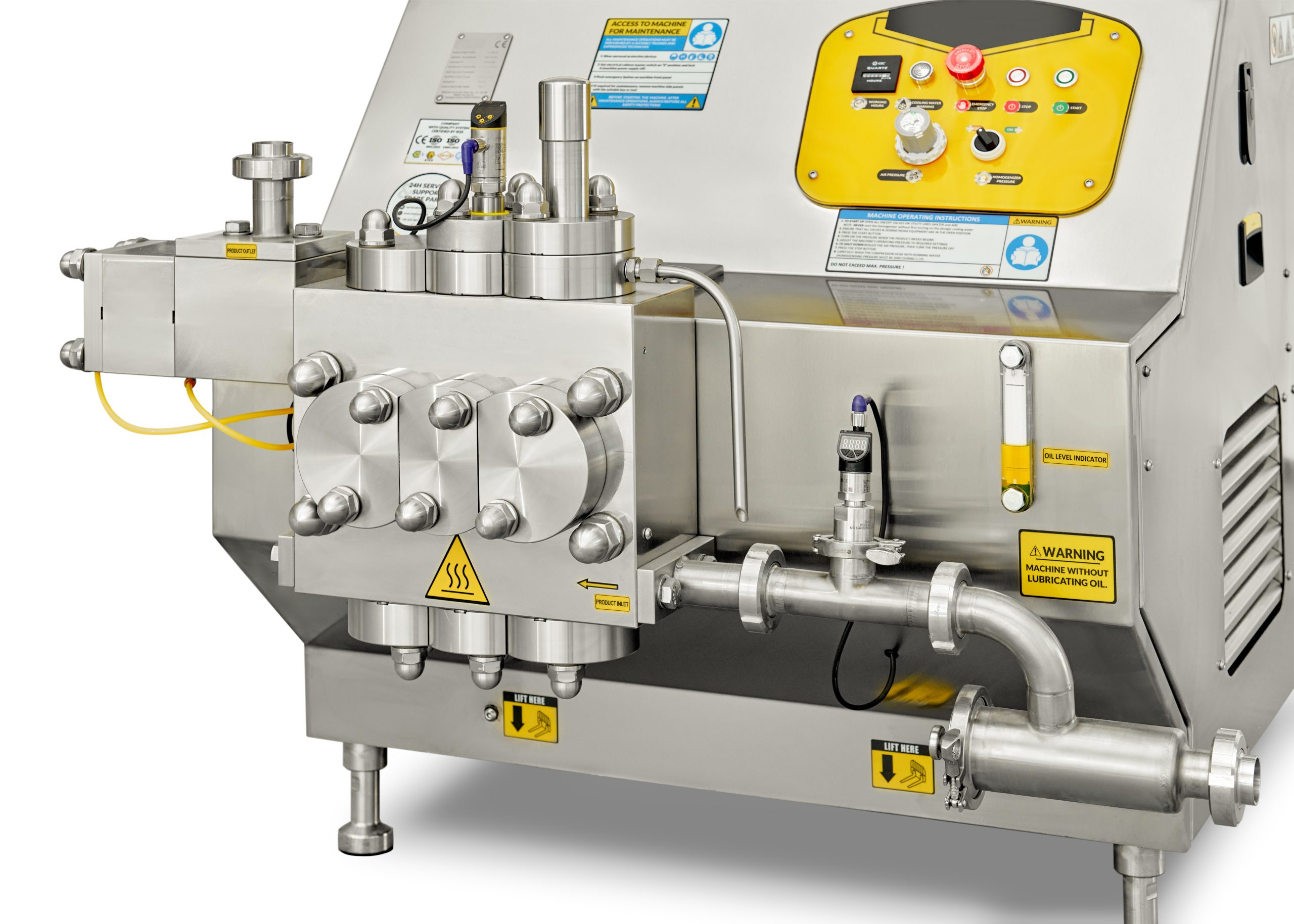 High Pressure Homogenizer side | ProFruit Machinery