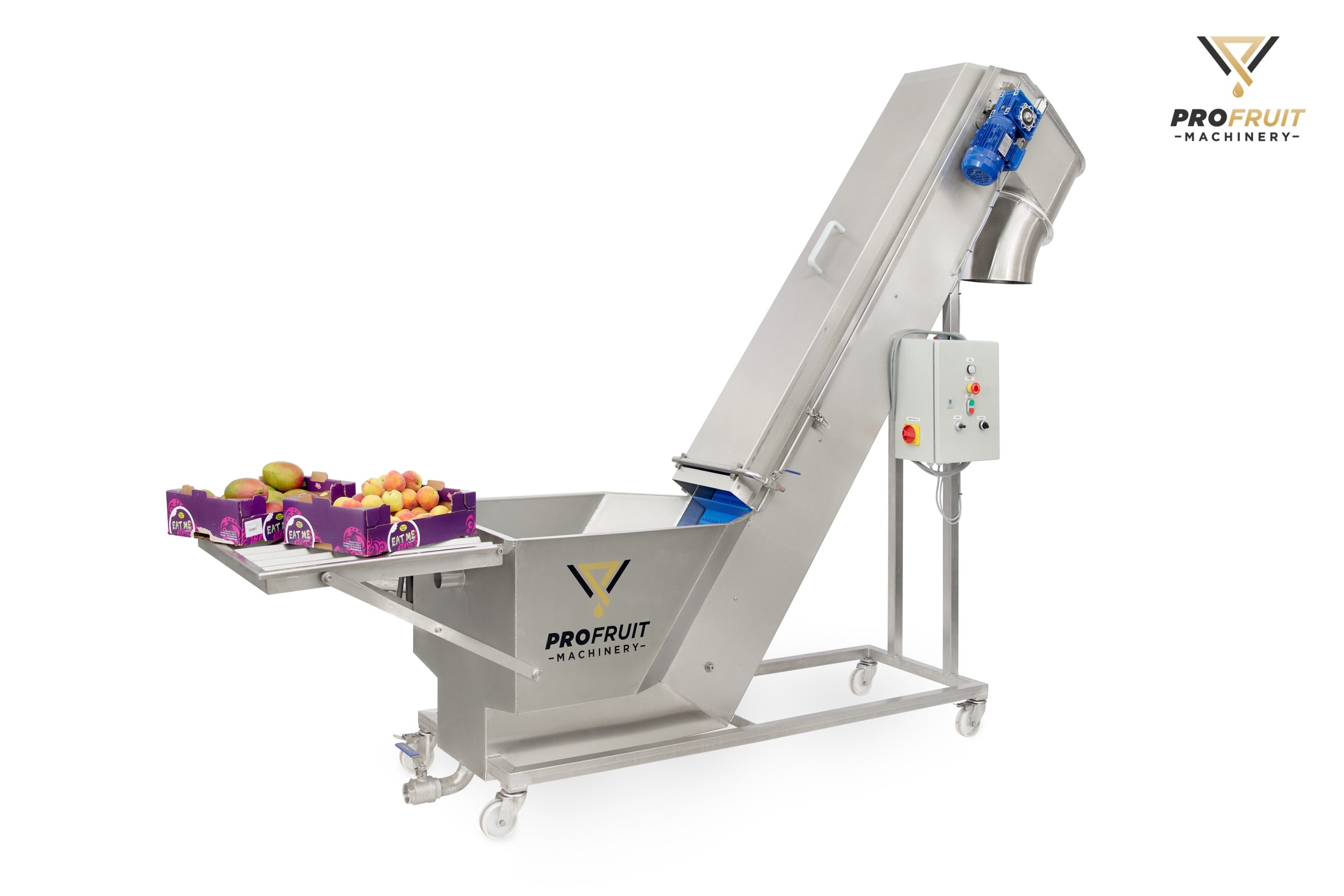 Fruit washer elevator for washing and transporting various fruits | ProFruit Machinery