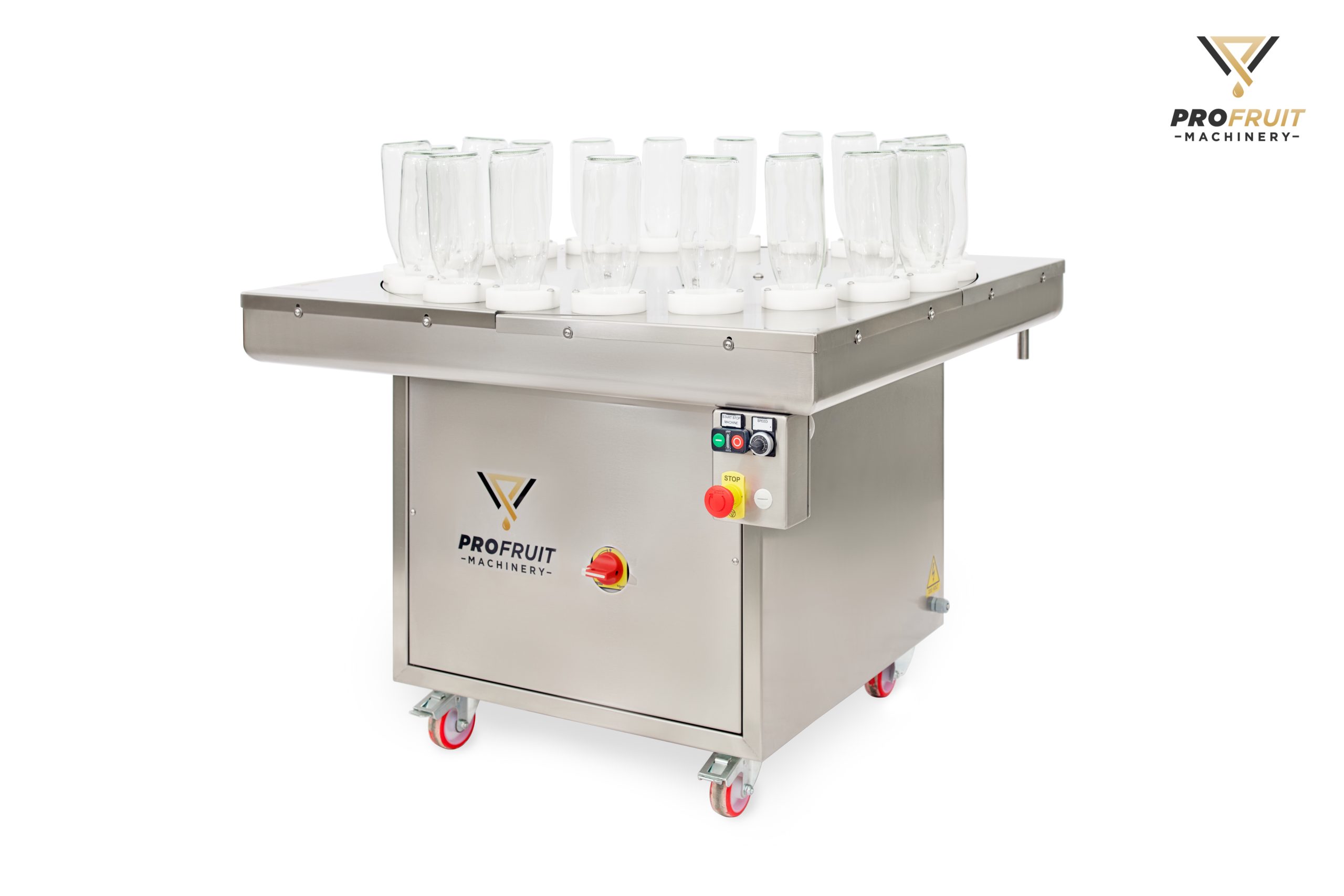 Bottle rinser for rinsing the inside of the bottles | ProFruit Machinery