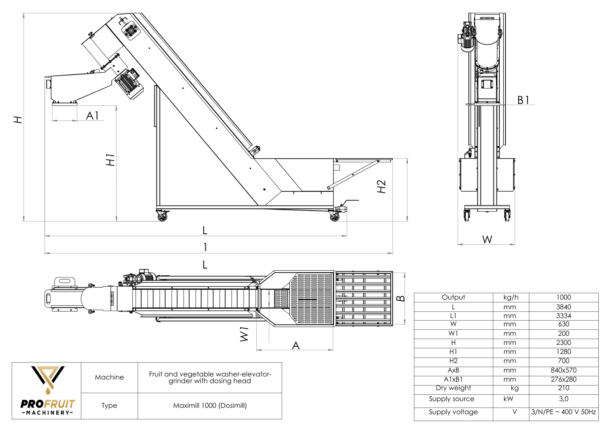 DOSIMILL1000 | ProFruit Machinery