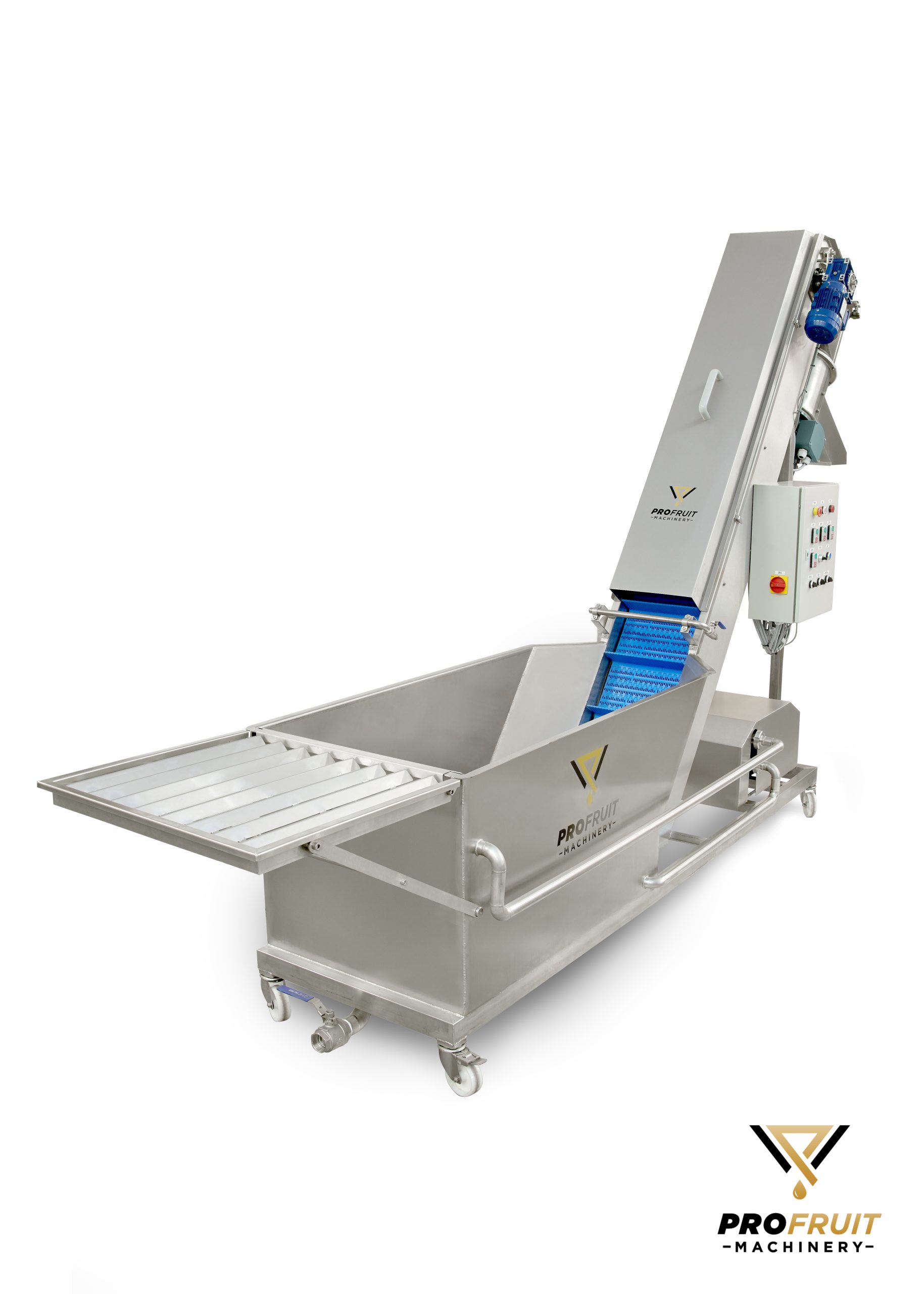 Fruit bubble washer elevator mill for washing and crushing fruits, berries and vegetables | ProFruit Machinery