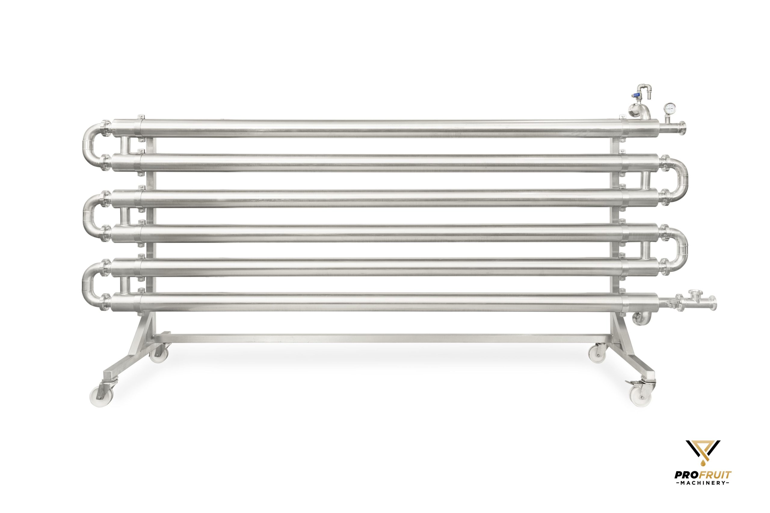 Tube in tube heat exchanger for mash | ProFruit Machinery