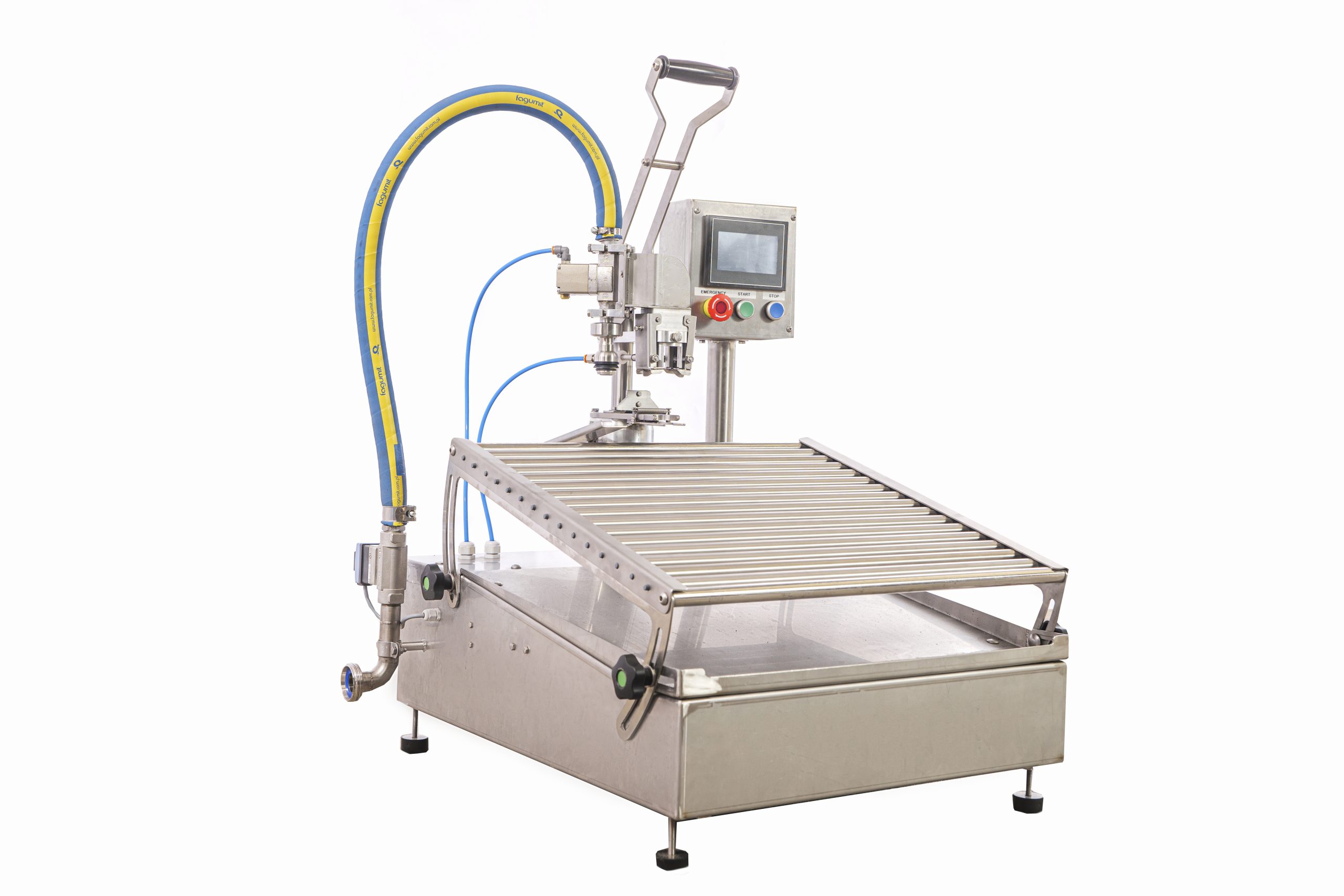 Semi automatic Bag in Box and Pouch filler | ProFruit Machinery
