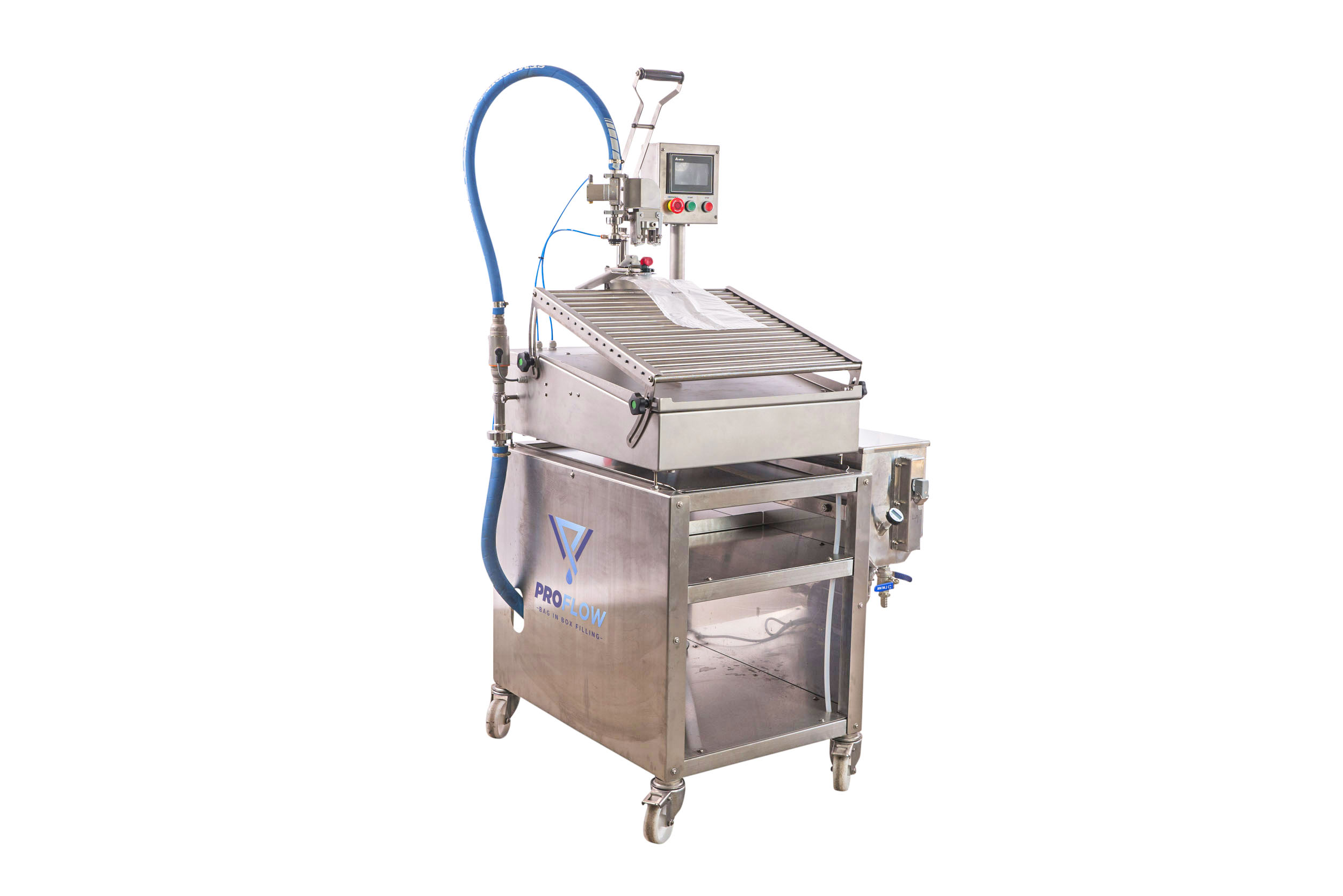 Semi automatic Bag in Box and Stand up Pouch filling machine | ProFruit Machinery