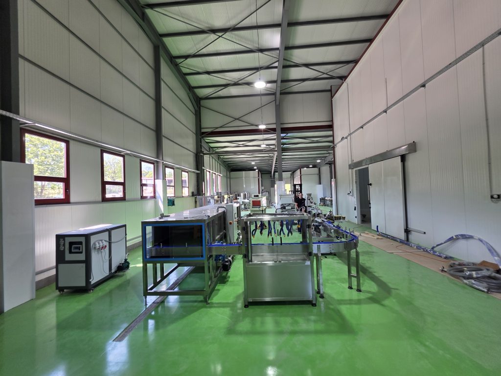 Cooling tunnels and air knife bottle dryer