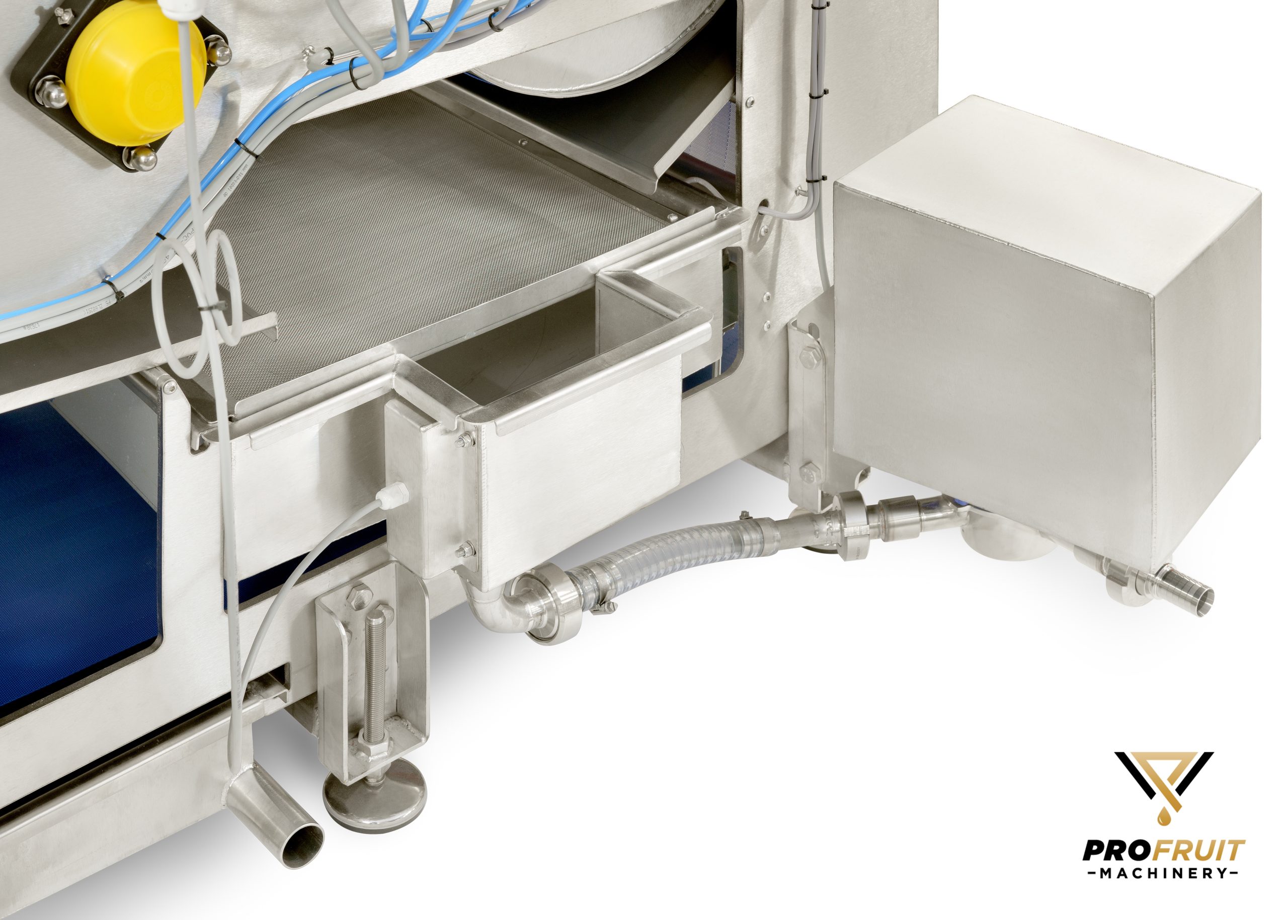 Belt press 1500 kg/h with integrated juice collection tank and pump | ProFruit Machinery